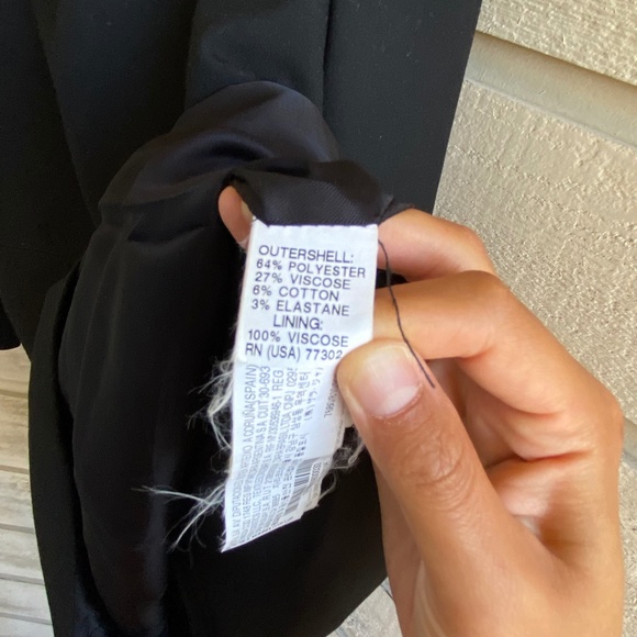 zara | structured mini dress | black | medium - Picture 11 of 11